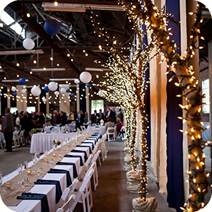 wedding string lights