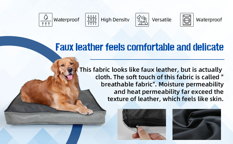 LYUND Dog Bed Cover, Comfortable and Quiet Dog Bed Covers