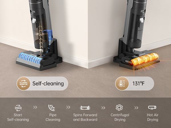 【美品】DREAME （ドリーミー）H12S Dreame H12s Wet Dry Vacuum | 16kPa Suction, 35min Runtime