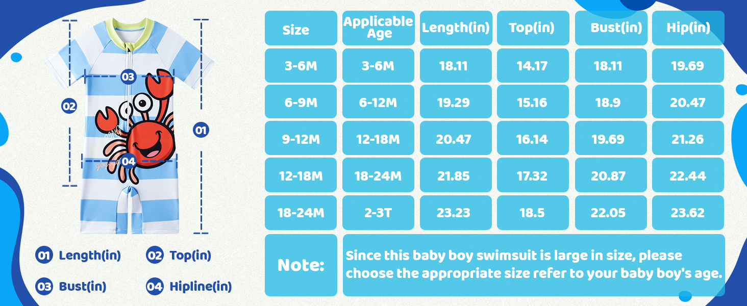 baby swimsuit for beach
