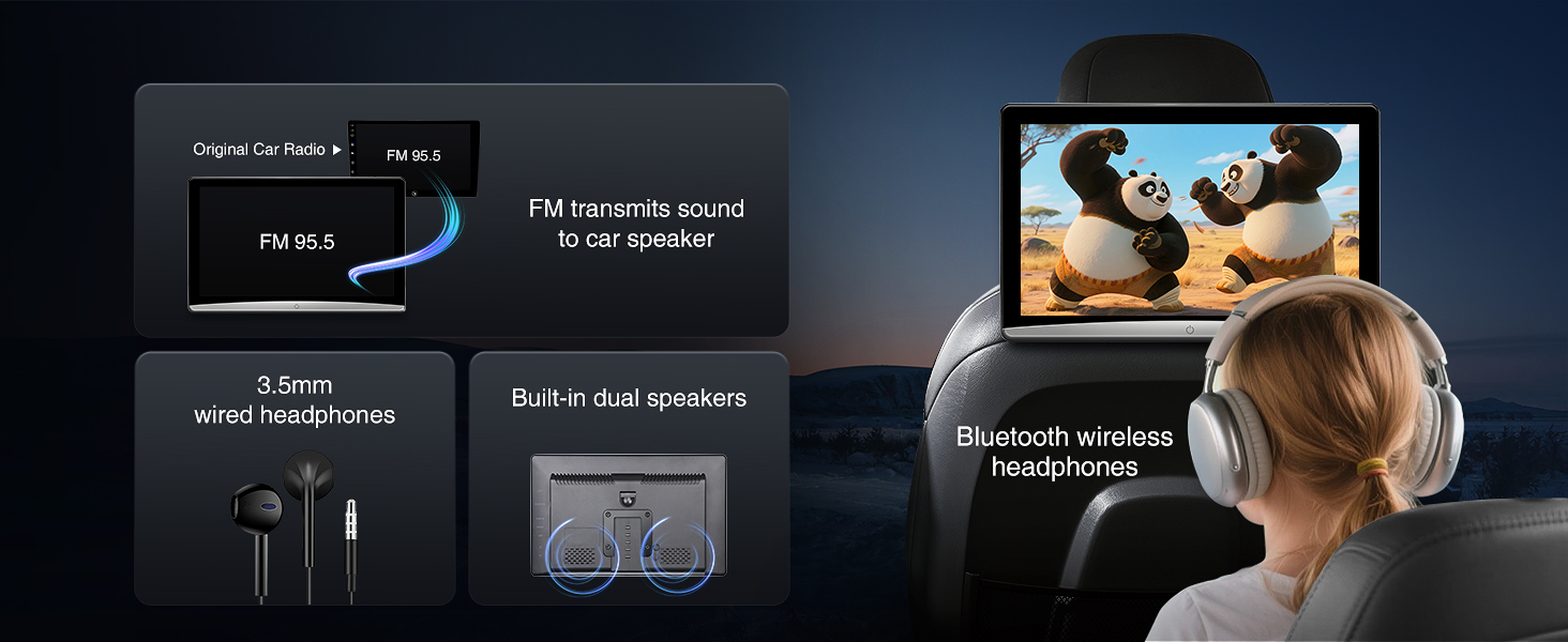 protable tv for cars