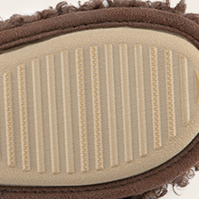 Snug Leaves Women's Scuff Slippers Furry Cute Curly Faux Wool Slip-on Indoor Memory Foam House Shoes 15 1