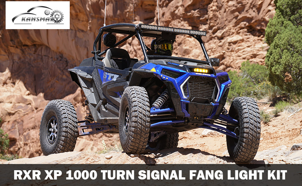 RZR Fang Lights, LED Turn Signal Light Compatible with 2019