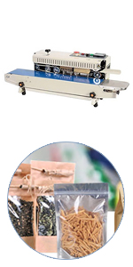 業務用シーラー 全自動シール機 12m/min アルミホイル・ビニール袋 純銅の印字ホイール 生産効率UP