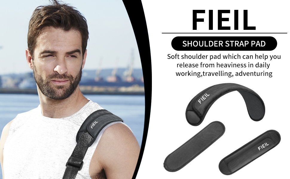 FIEIL Extra Thick Shoulder Strap Pad, Universal Replacement