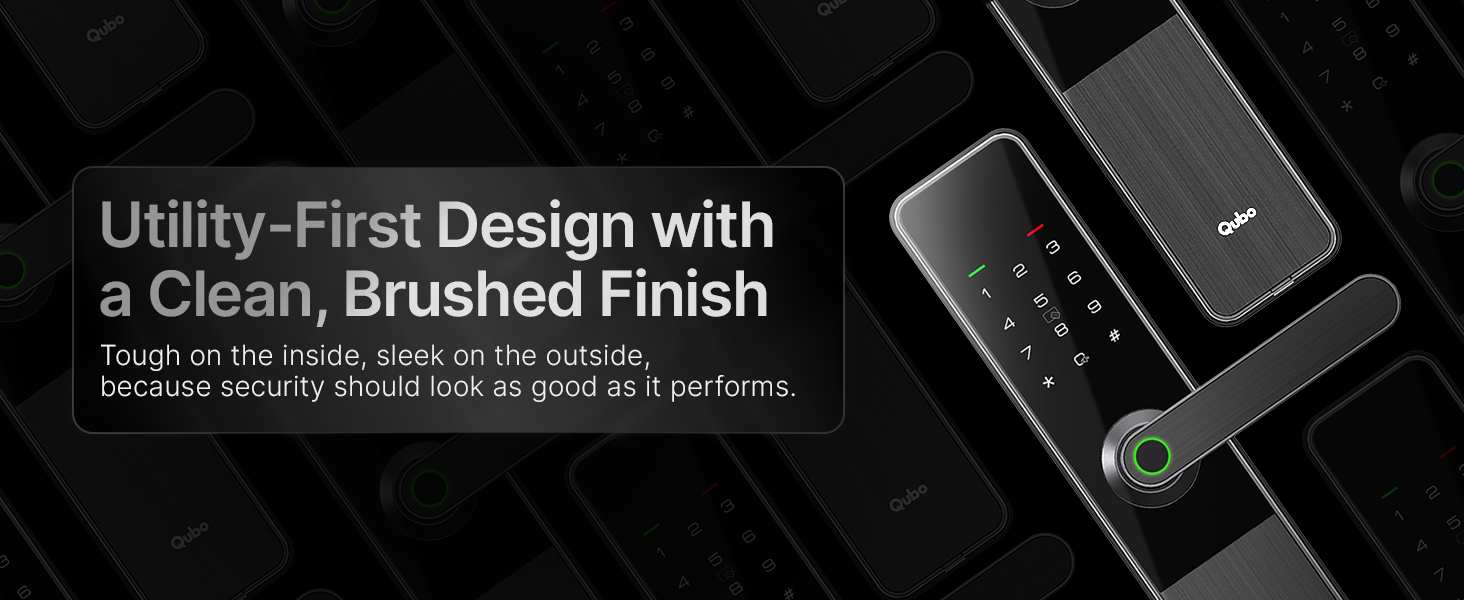 Optima Smartdoor lock Black