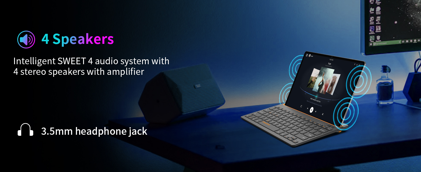 4 Stereo Speaker Tablet