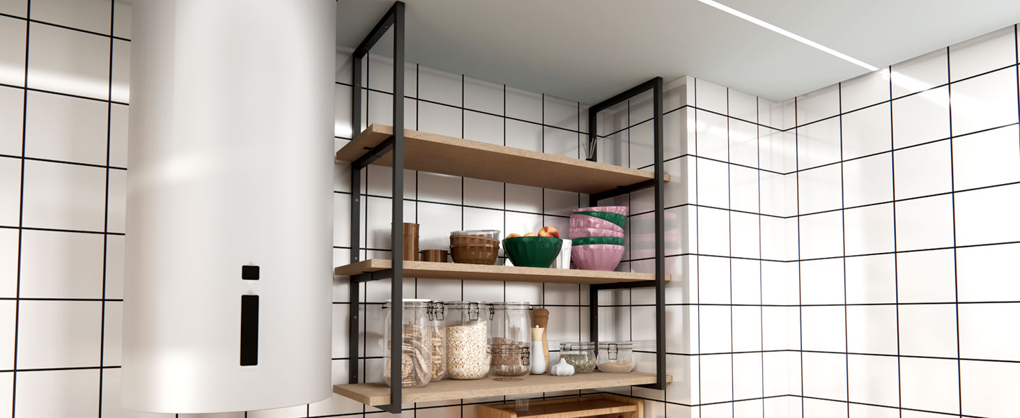 3 tier shelf bracket ceiling