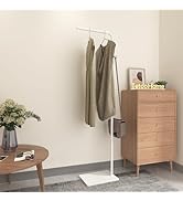 TETOOHOME Heavy Duty Coat Rack Standing-175cm Height Rustproof Hall Tree with Slate Base, free st...