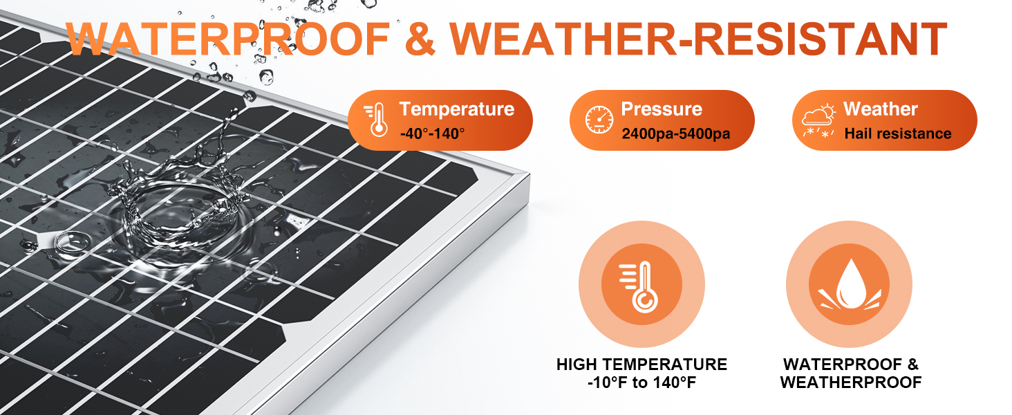 20 30 50 WATT SOLAR PANEL 12V