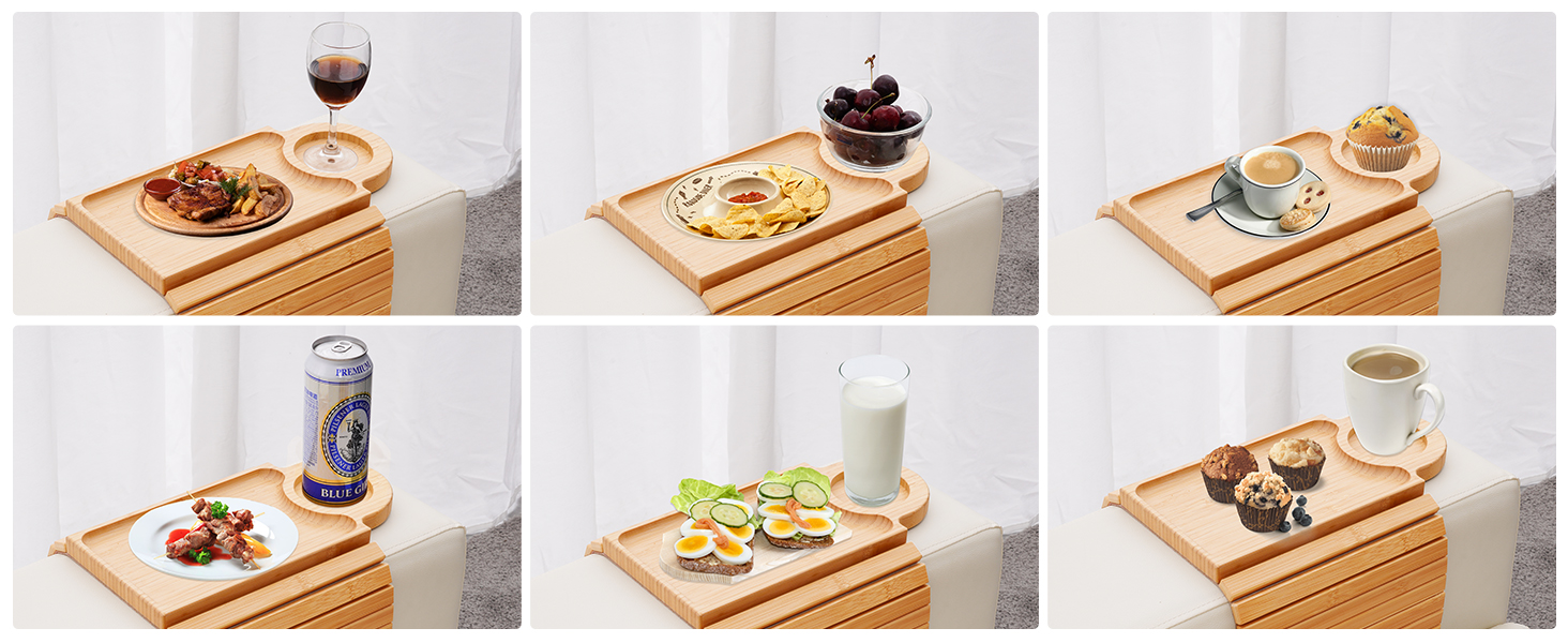 couch cup holder tray