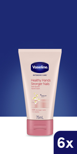 Vaseline Intensive Care Healthy Hands Stronger Nails Hand Cream with Keratin & Vaseline Jelly