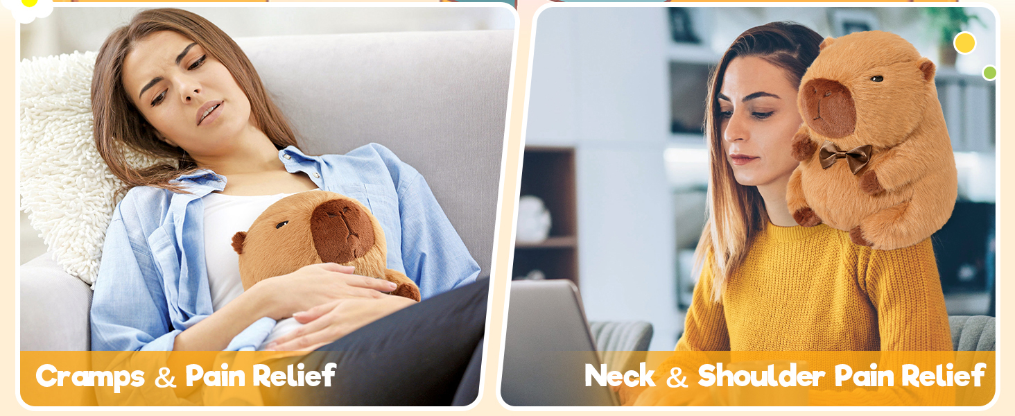 microwavable weighted capybara stuffed animals