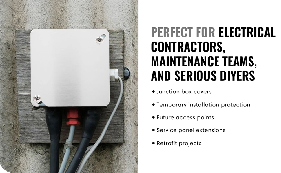 Plaster Ring Mud Ring, Blank Wall Plate Cover, Junction Box Blank Outlet Cover, Blank Electric Box