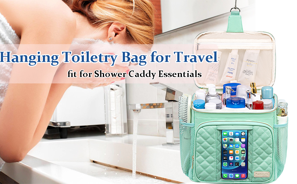 toiletry bag for women mesh gym portable shower caddy for college dorm makeup organizer