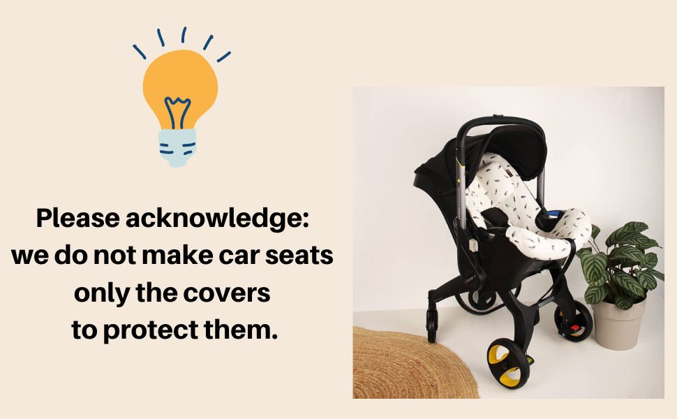 UKJE Car Seat Stroller Cover, Compatible with Doona Car