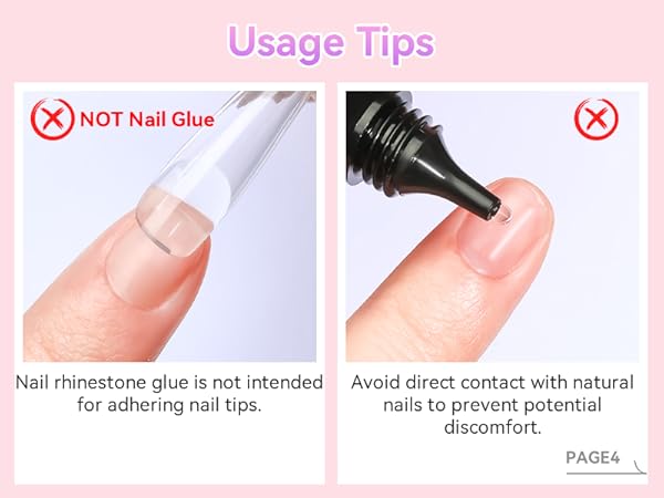 nail charm glue