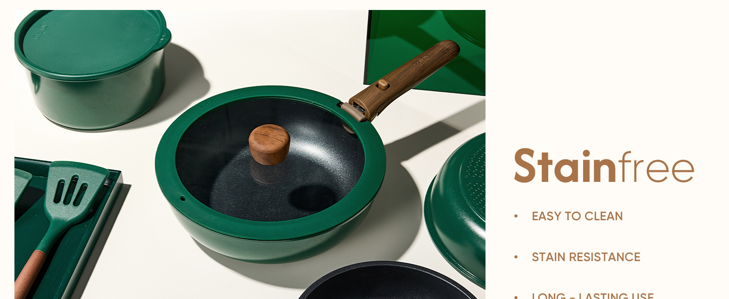 CAROTE Pots and Pans Set Non Stick
