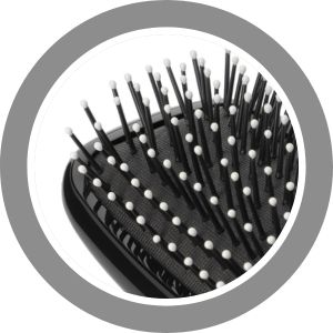 brosse à cheveux larges nylon
