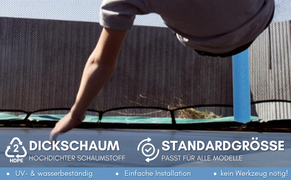 16x Wetterfestes Schaumstoff Polster für 92cm Trampolin - Sicherheitsstangenschutz inkl. Kappen – Stoßdämpfend & EU-Manu 8e81cea9 704b 4733 B47a 3e1c9169bd2a. CR0,0,970,600 PT0 SX970 V1