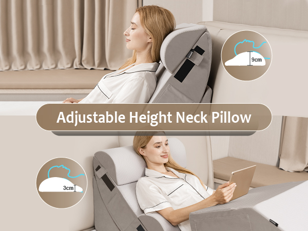 Adjustable Height Neck Pillow