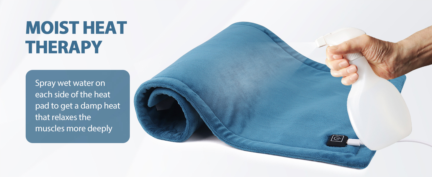 Hilph USB Heating Pad for Back, Shoulders, Abdomen, Legs, Arms