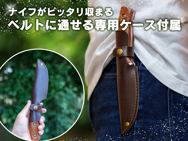 Amazon.co.jp: バトニングナイフ 薪割り ナイフ [切れ味持続