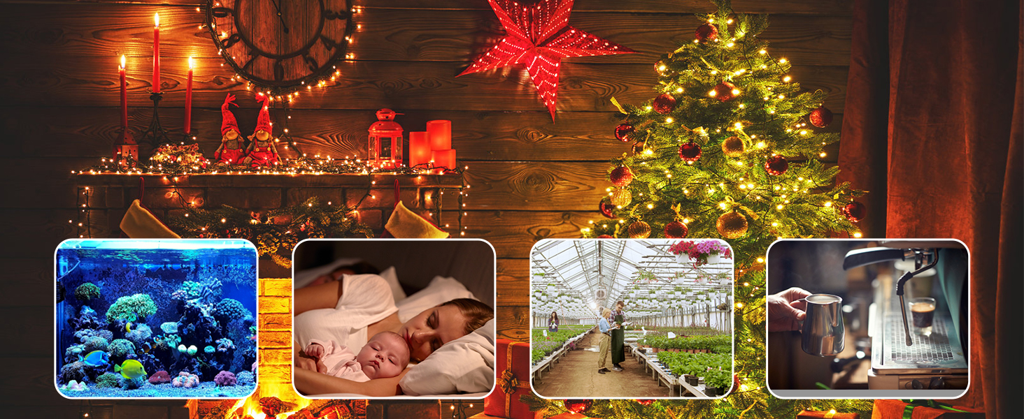 Electrical Time Plug for Indoor Lights, Christmas Lights and Home Appliances