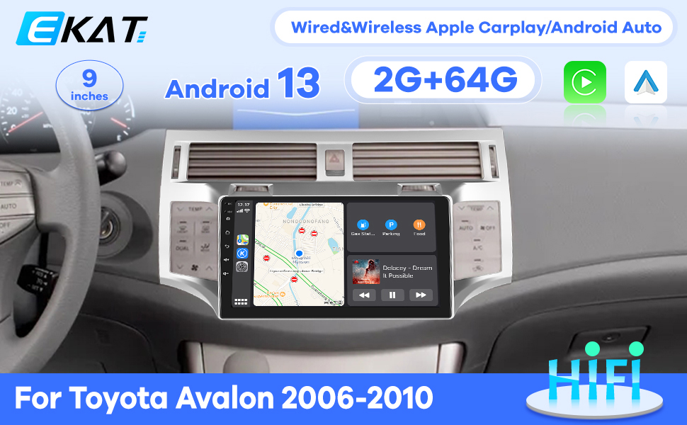 [2G+64G] Car Radio for Toyota Avalon 2006 2007 2008 2009