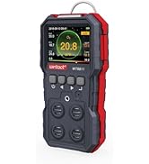 Wintact 4 in 1 Gas Leak Detector, Monitor Multi Gas Alarm Sniffers Combustible, Natural, Methane,...