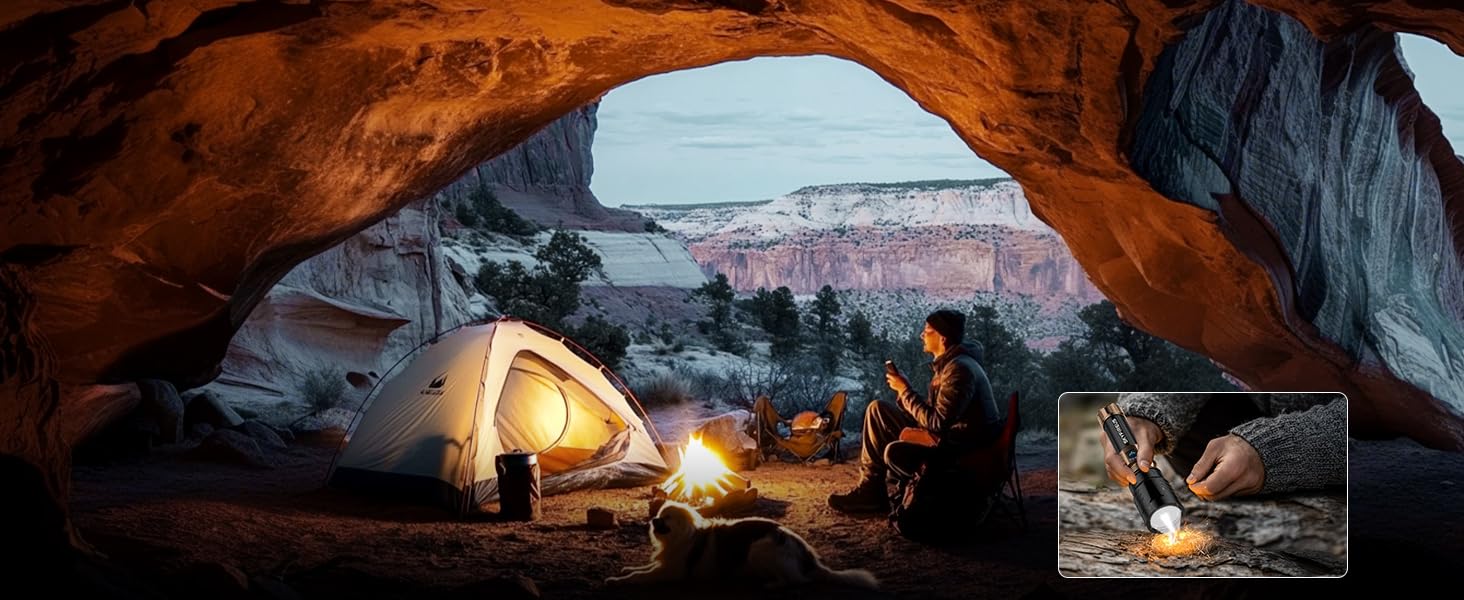 Rechargeable Flashlight High Lumens