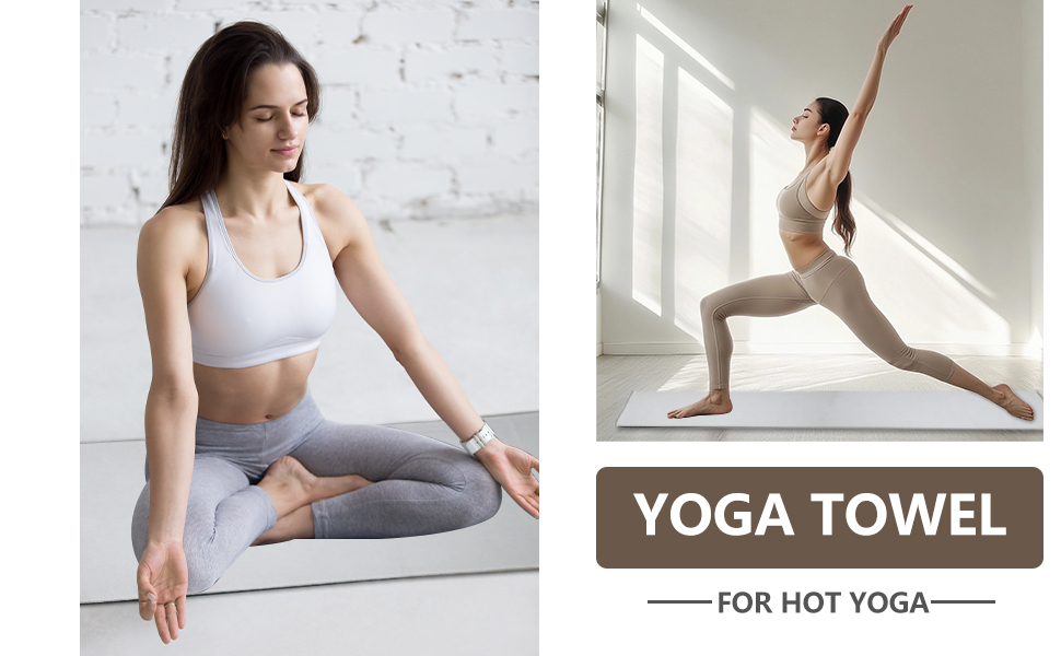 瑜伽巾灰色1