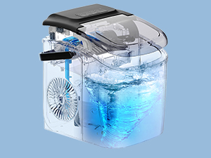 Amazon.co.jp: ecozy 製氷機 家庭用 高速製氷機 最速6分 自動