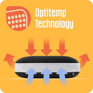 heat flowing away from kids camping pillow