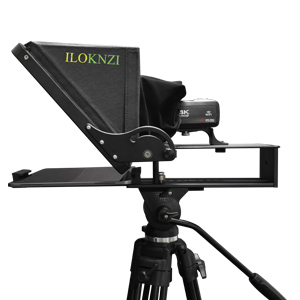 ILOKNZI 14.8 Pouces Télescope Prompteur Compatible avec Tous Les Types  d'ordinateurs de Tablette, Verre Spectroscope 70/30, Boîtier en Aluminium,  Réglable à n'importe Quel Angle : : Informatique