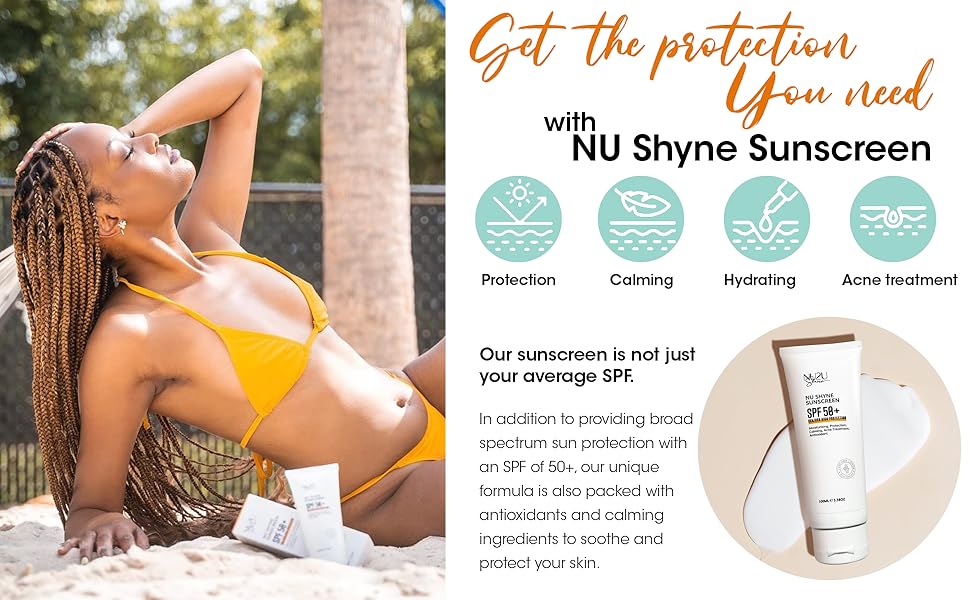 Get The Protection You Need With NU Shyne Sunscreen