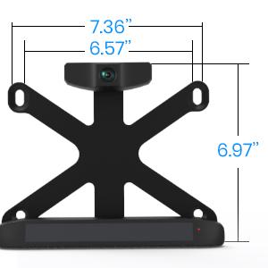 Size of backup camera