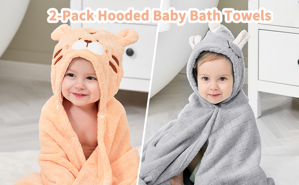 Toddler Towels with Hood