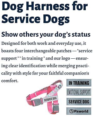 Dog Harness for Service Dogs