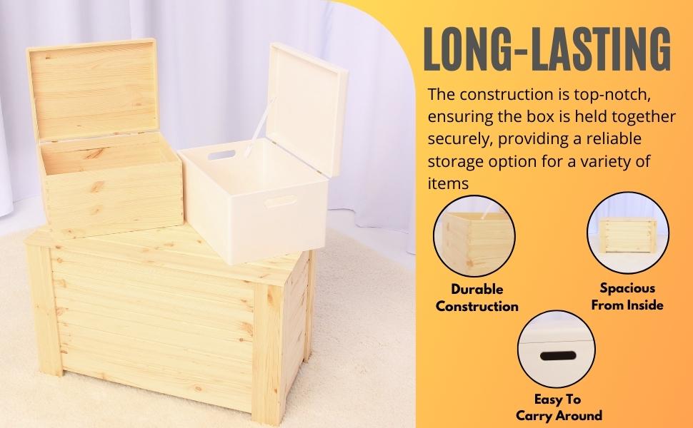 wooden storage box