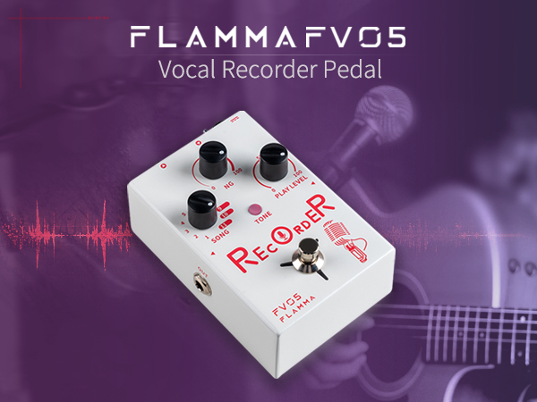 FLAMMA FV05 レコーダー、ボーカルエフェクトプロセッサ70分の録音容量 Amazon | FLAMMA FV05 レコーダー、ボーカルエフェクト