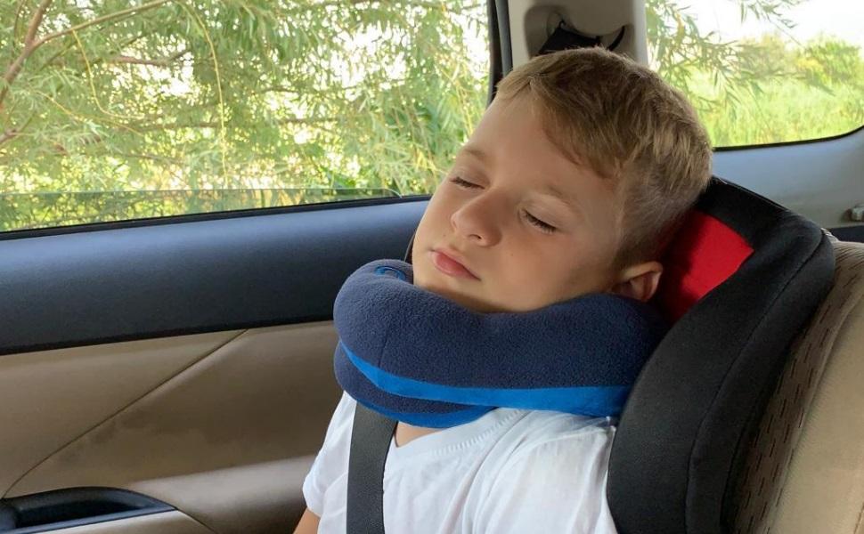 BCOZZY Kids Chin Supporting Travel Pillow for 37 Y/O Stops The Head