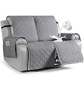 VANSOFY Waterproof Recliner Couch Covers, Sofa Covers 1-Piece Washable Reclining Sofa Cover Non-S...