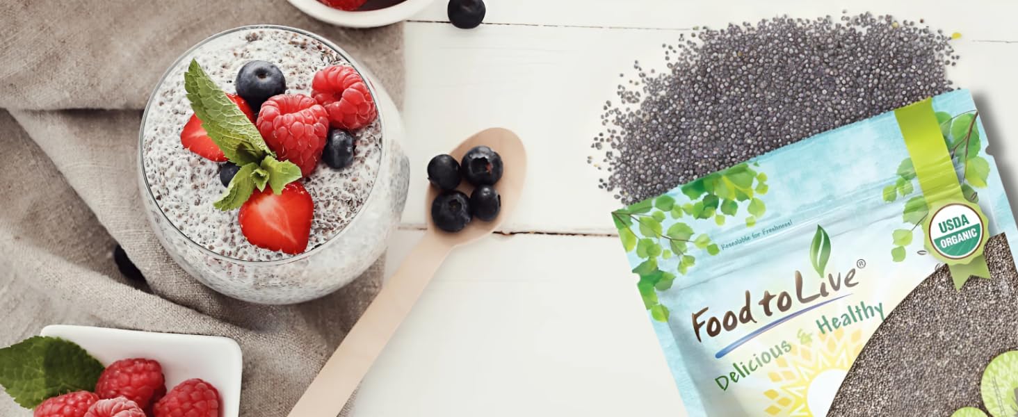 Organic Black Chia Seeds