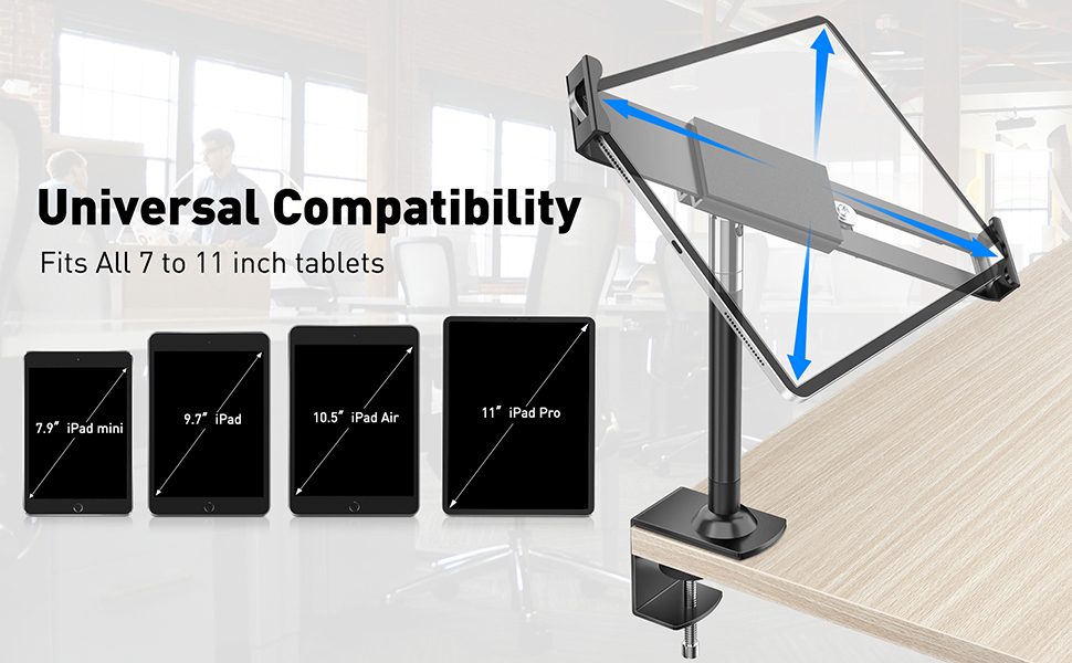 AboveTEK Anti Theft Locking Tablet Stand Holder 360/320 POS Swivel