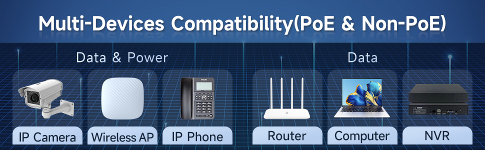 8 port gigabit switch poe switch 8 port ethernet switch ethernet splitter poe switch network switch