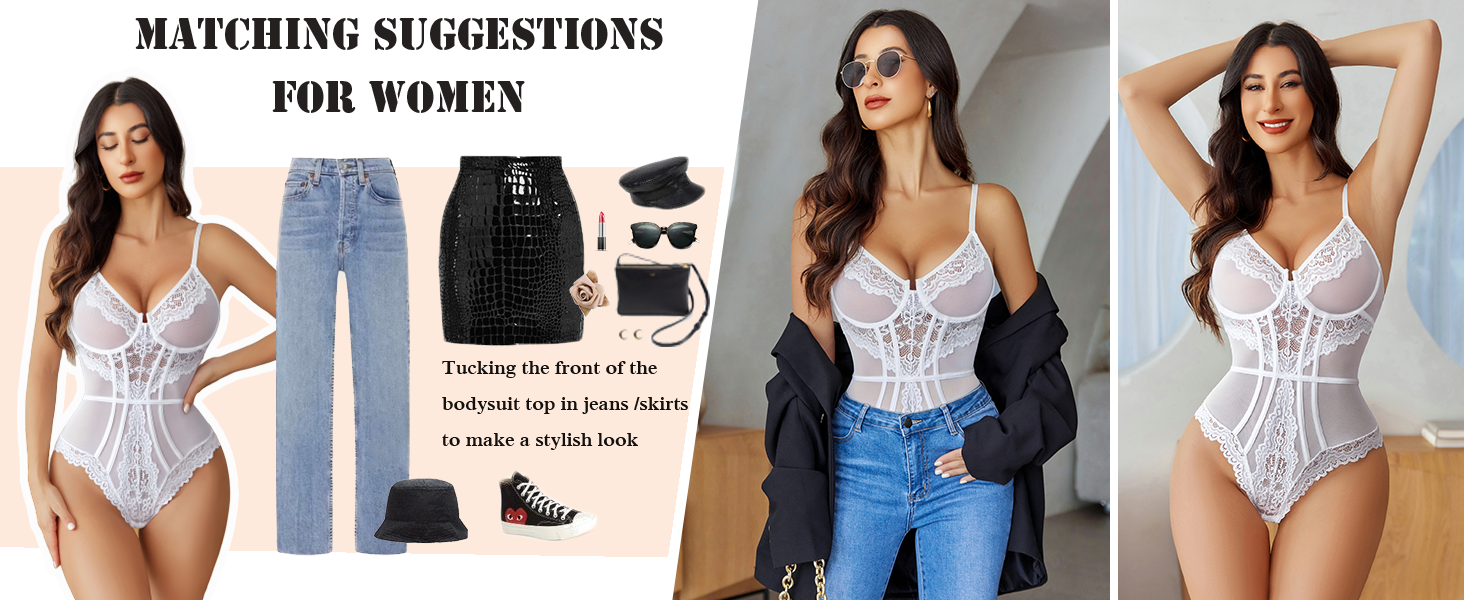 white women's lingerie