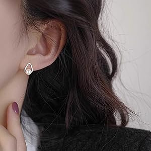 Amazon | Pasurohu ピアス 18金コーティング シルバー925 貝