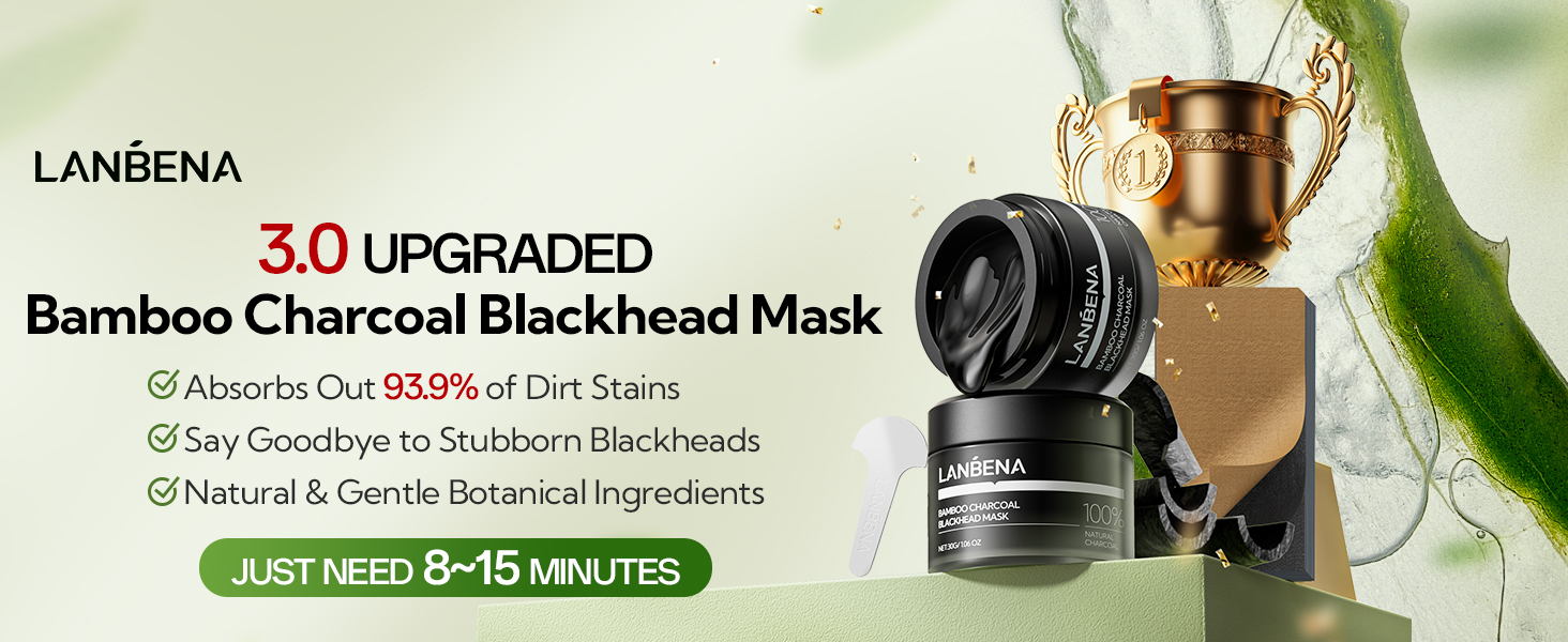 3.0 bamboo charcoal blackhead mask