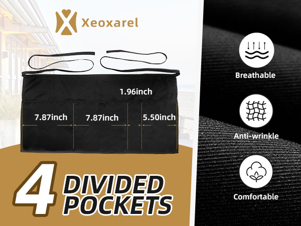 Xeoxarel Unisex Waitress Apron